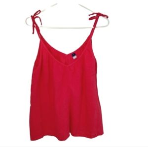 Old Navy Cami Swing Top Tie-Shoulder Small